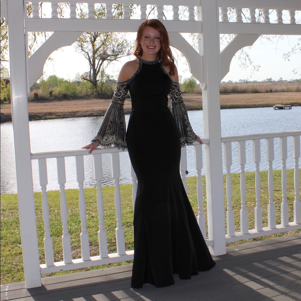 Ellie Wilde black dress